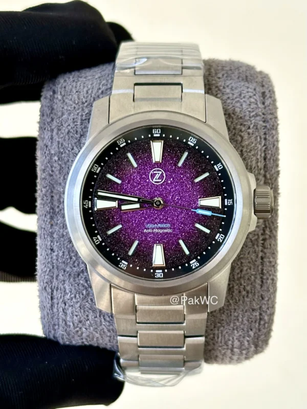 ZELOS Aurora Field Nebula Titanium Automatic Men 38mm