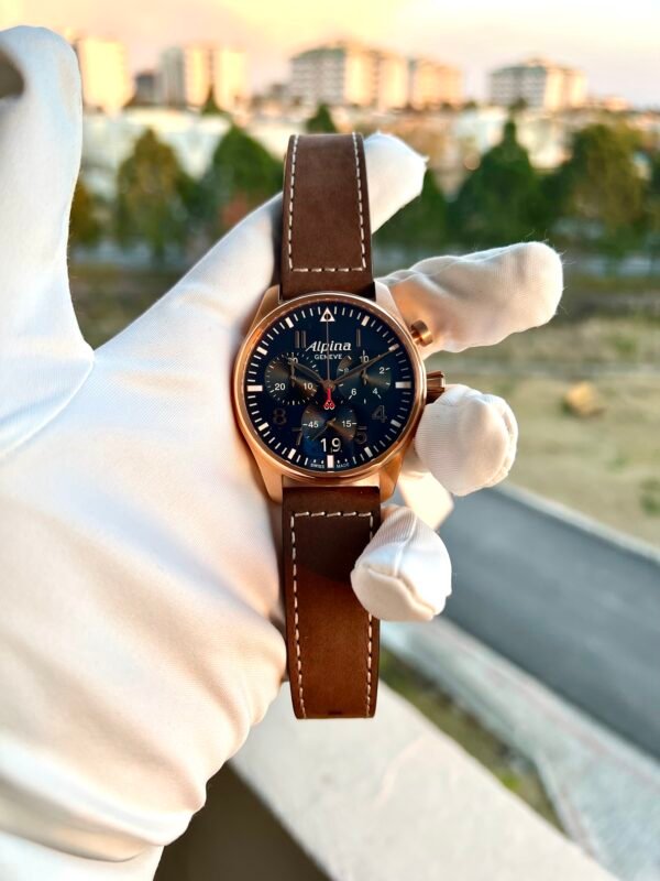 Alpina Pilot Chronograph AL-372NB4S4 44mm