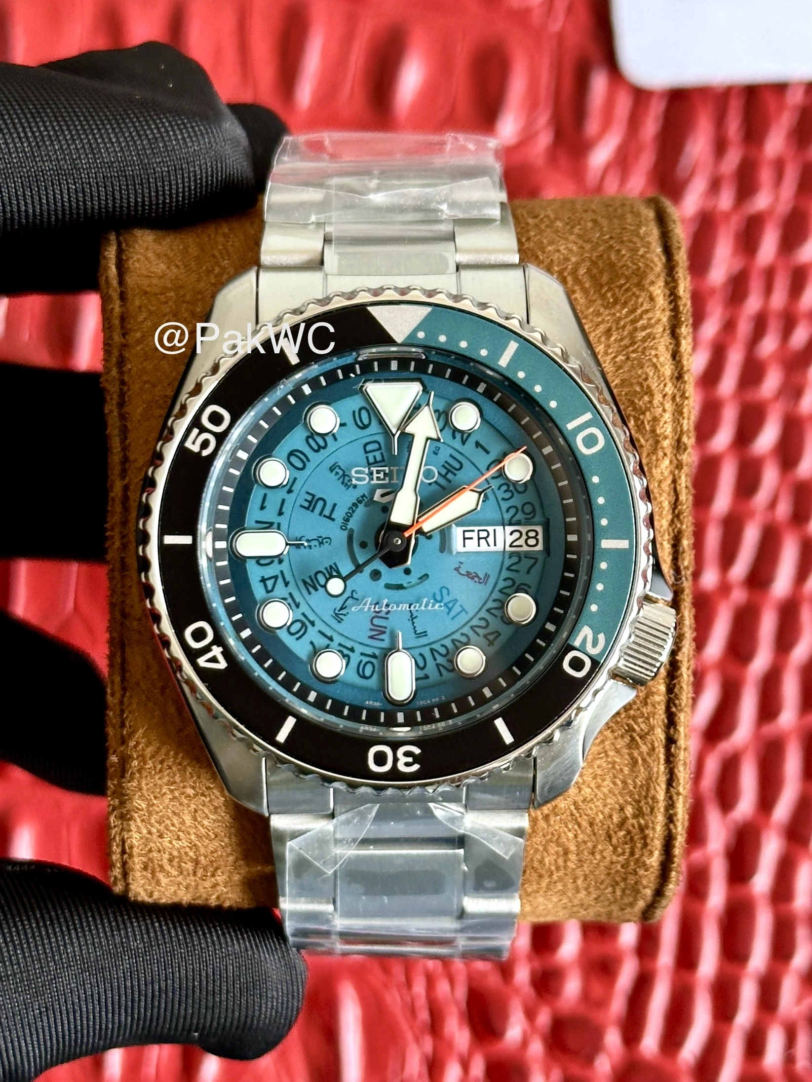 Seiko 5 Sports Transparent Dial Automatic Mens SRPJ45K1 42.5mm