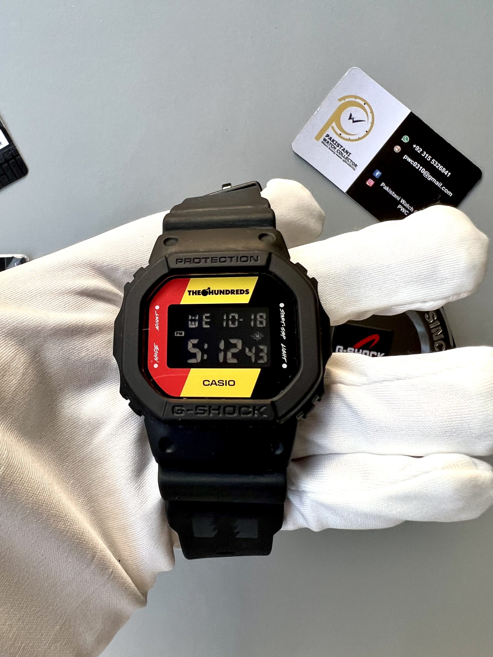 Casio G-Shock The Hundreds Limited Edition DW-5600HDR-1 49mm in Rubber - US