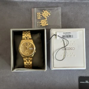 Seiko 5 Automatic Full Golden Watch SNK366 37mm - Image 8