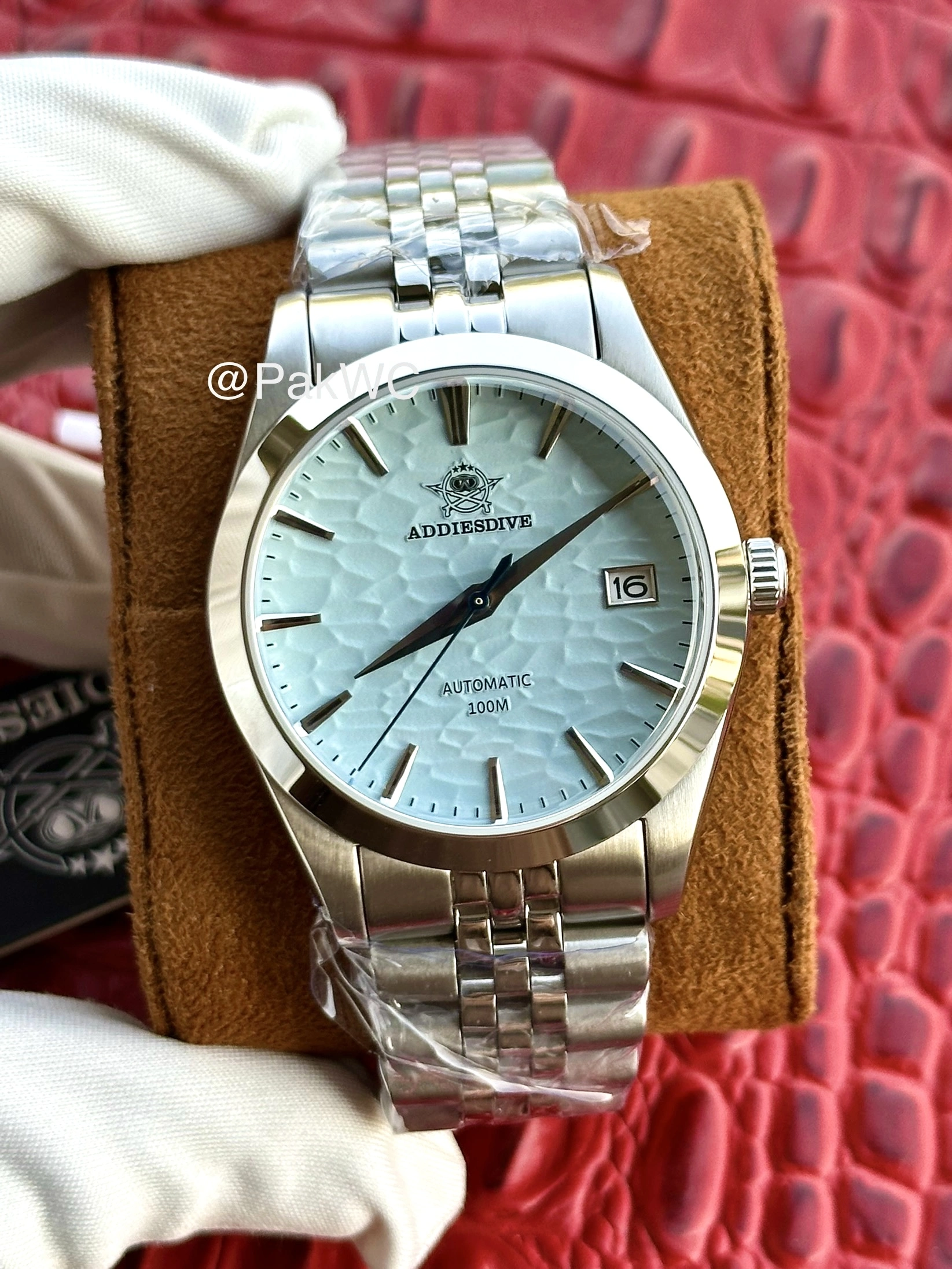 Addiesdive Blue Wave Dial Automatic Men 39mm