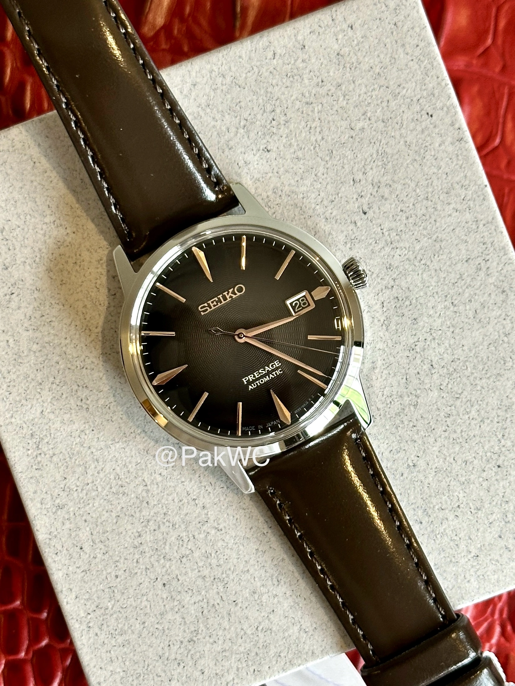 Seiko Presage Cocktail Brown Dial Automatic SRPJ17J1 39.5mm