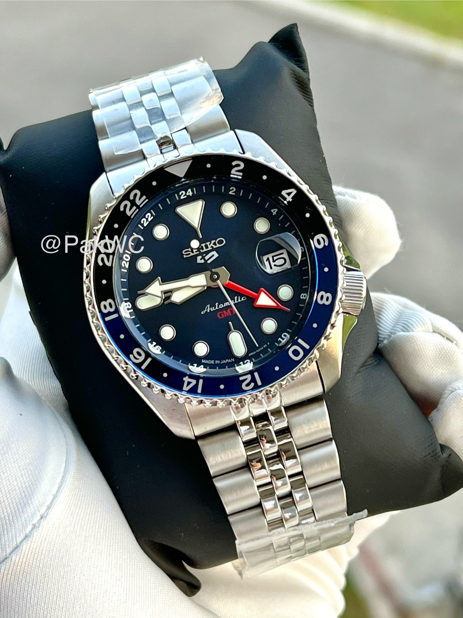 Seiko Automatic GMT Blue SSK003 42.5mm