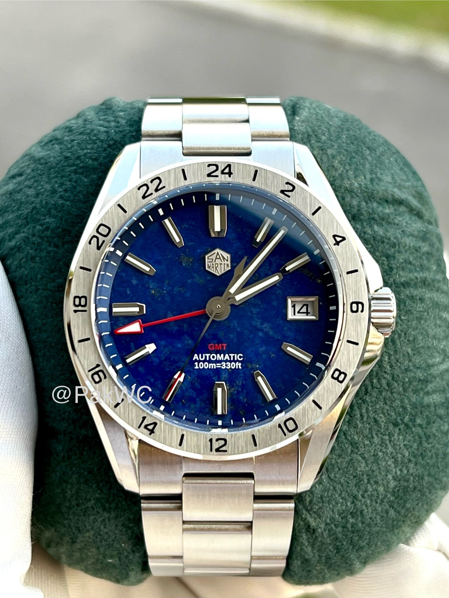 San Martin Automatic GMT Aventurine Dial 39mm