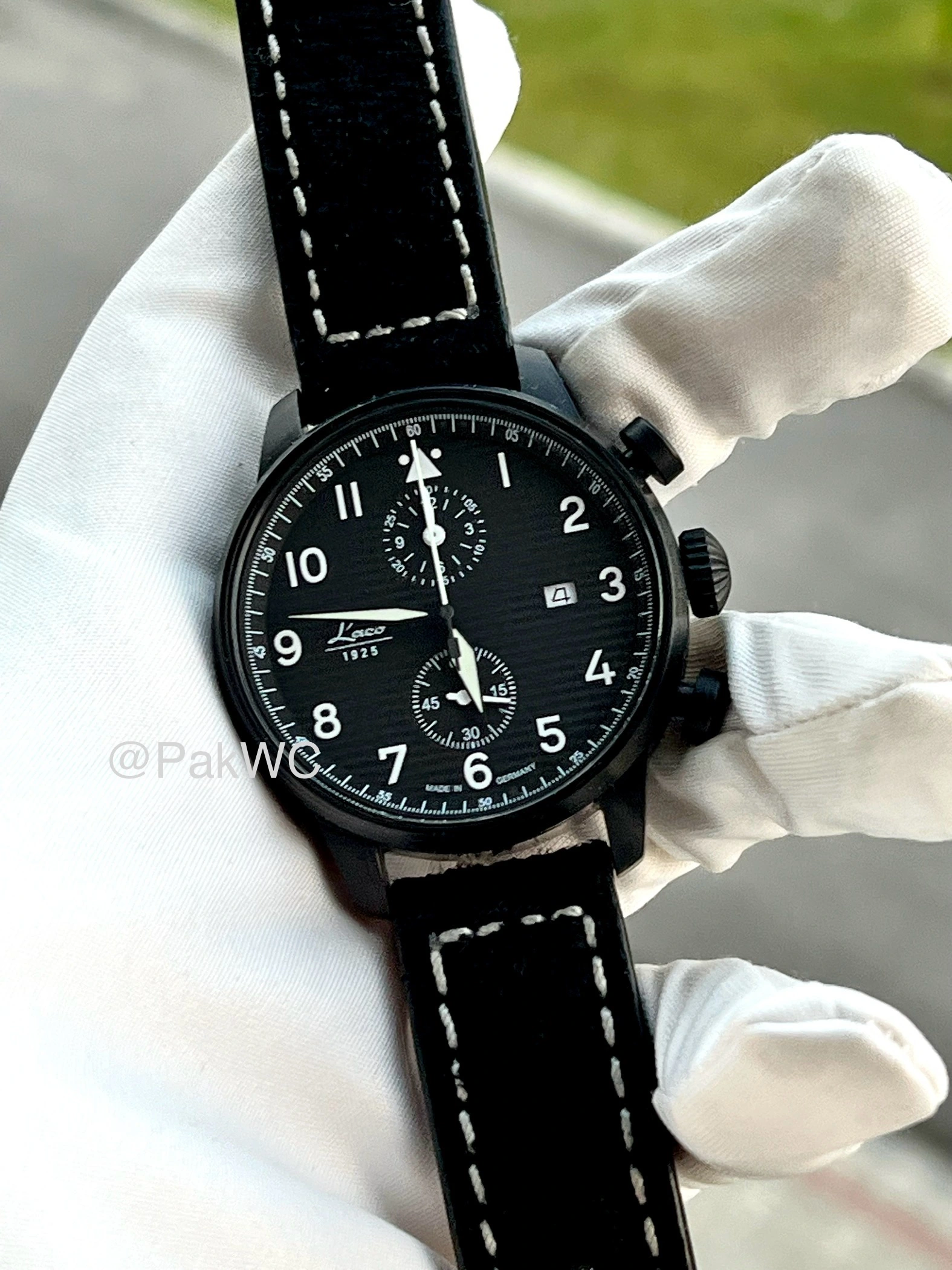 LACO Pilot Watch German Made 861975 42mm