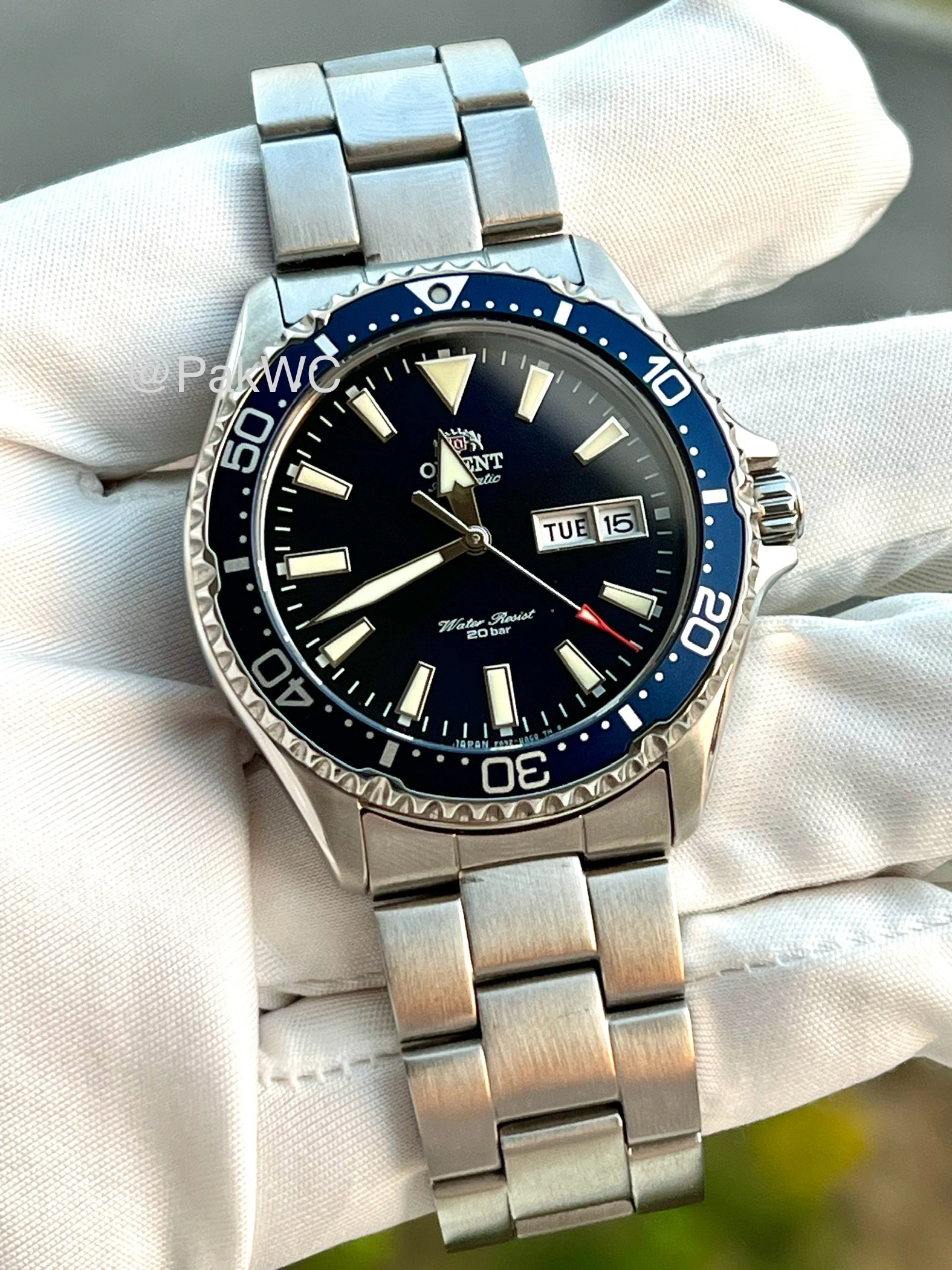 Orient Kamasu Blue RA-AA0002L19A 41.8mm