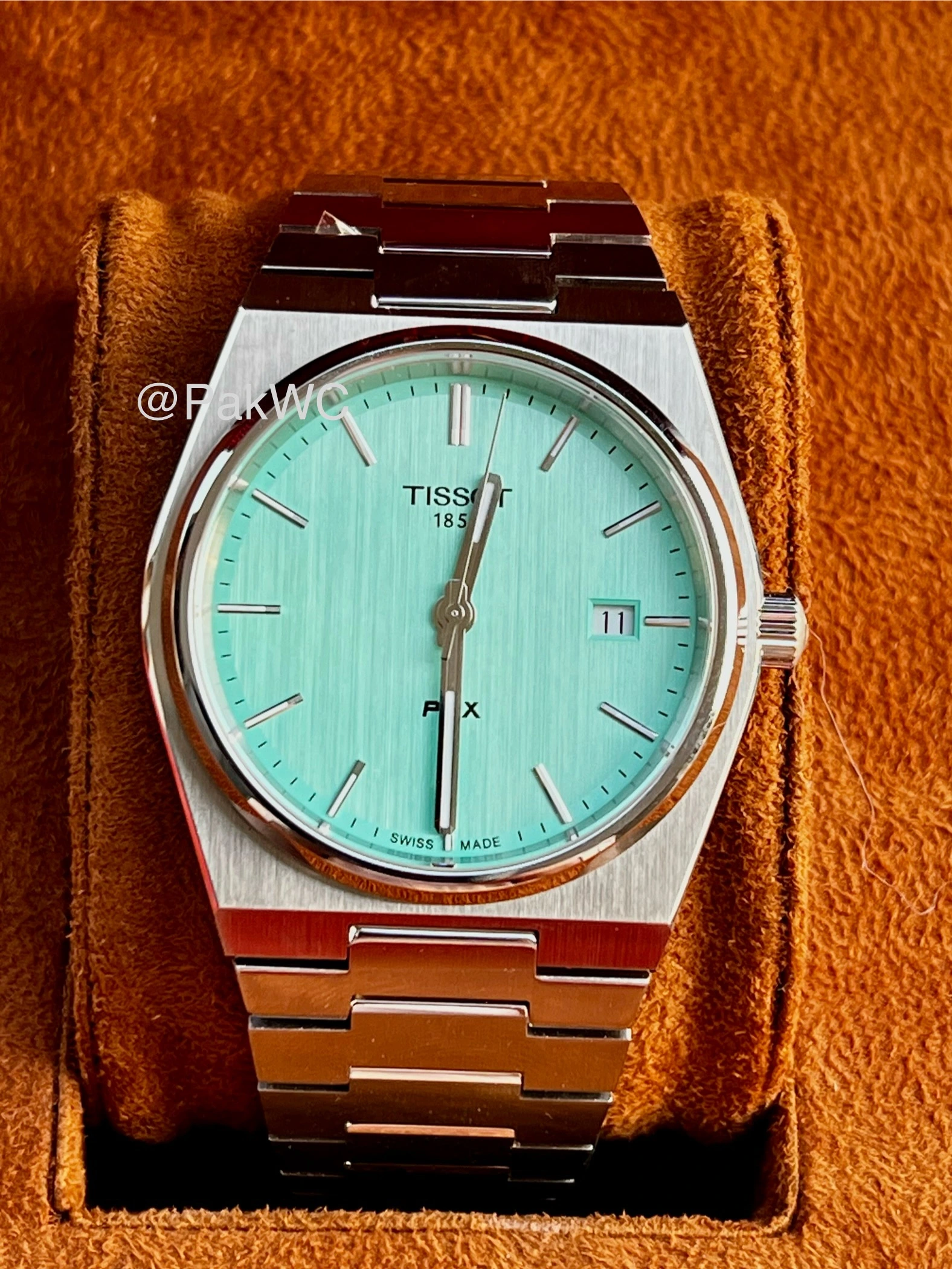 Tissot PRX Mint Green Quartz T137.410.11.091.01 40mm