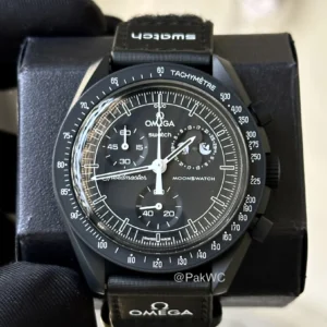 Omega x Swatch Snoopy Black Quartz S033B700 42mm