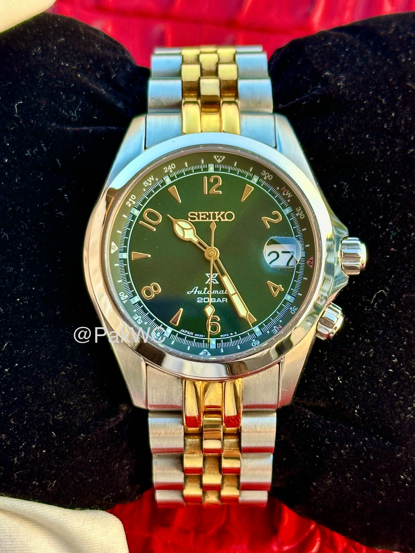 Seiko Prospex Alpinist Green SPB121J1 39.5mm