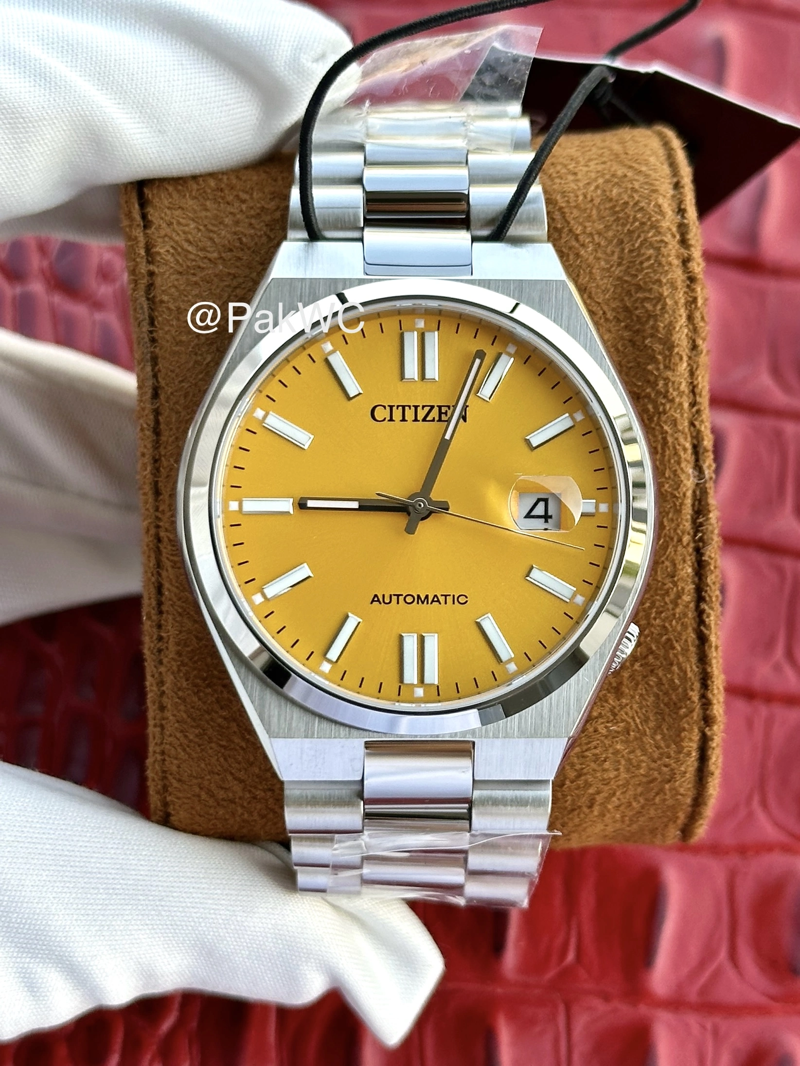 Citizen Tsuyosa Yellow Dial Nj0150-56Z 40mm