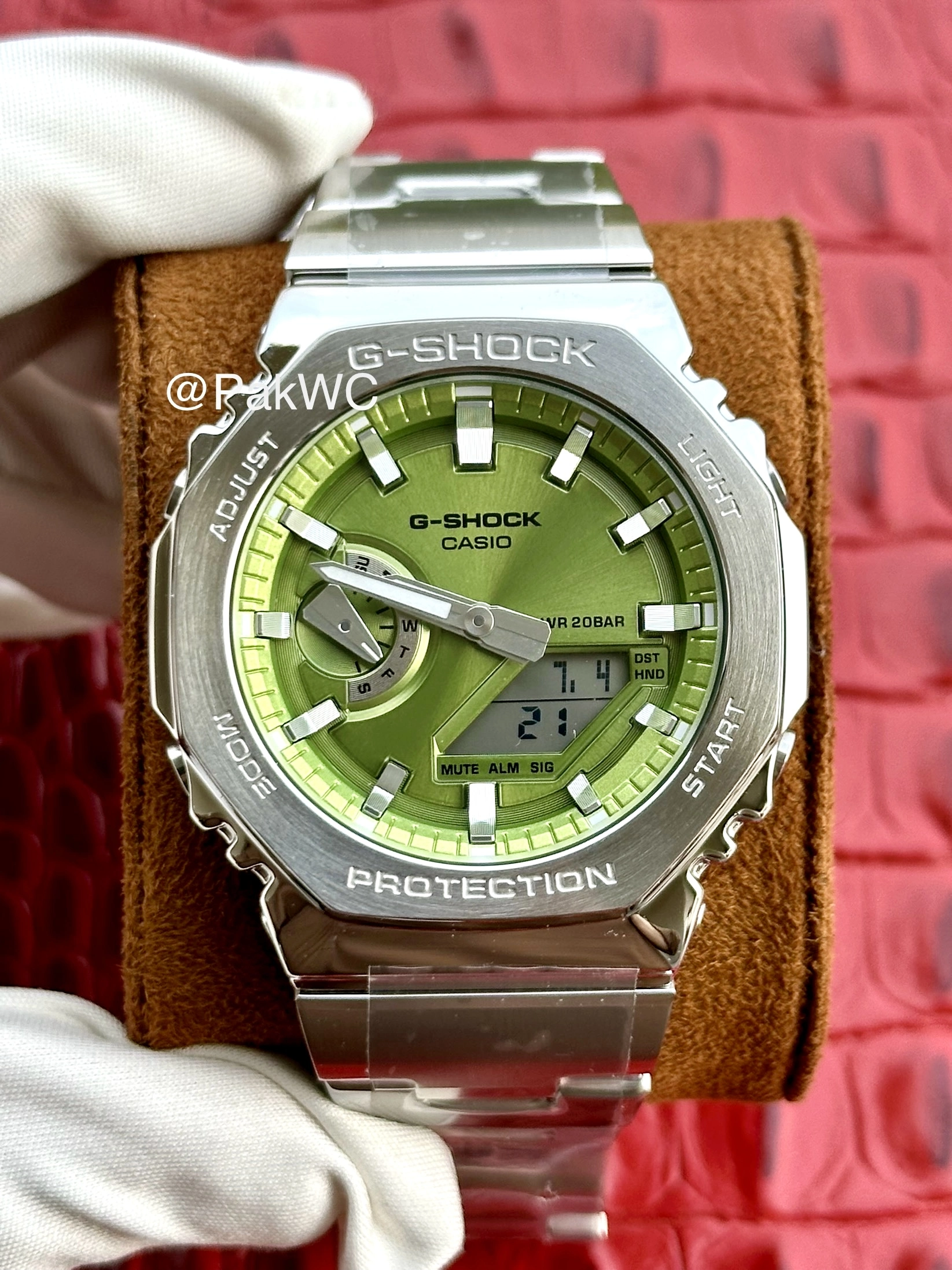 Casio Gshock G-Steel Green GM-2110D-3ADR 44.4mm