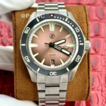 ZELOS Swordfish Titanium Salmon Dial 40mm