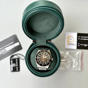 San Martin Brown Dial Automatic SN0128-G3 40mm - Image 9