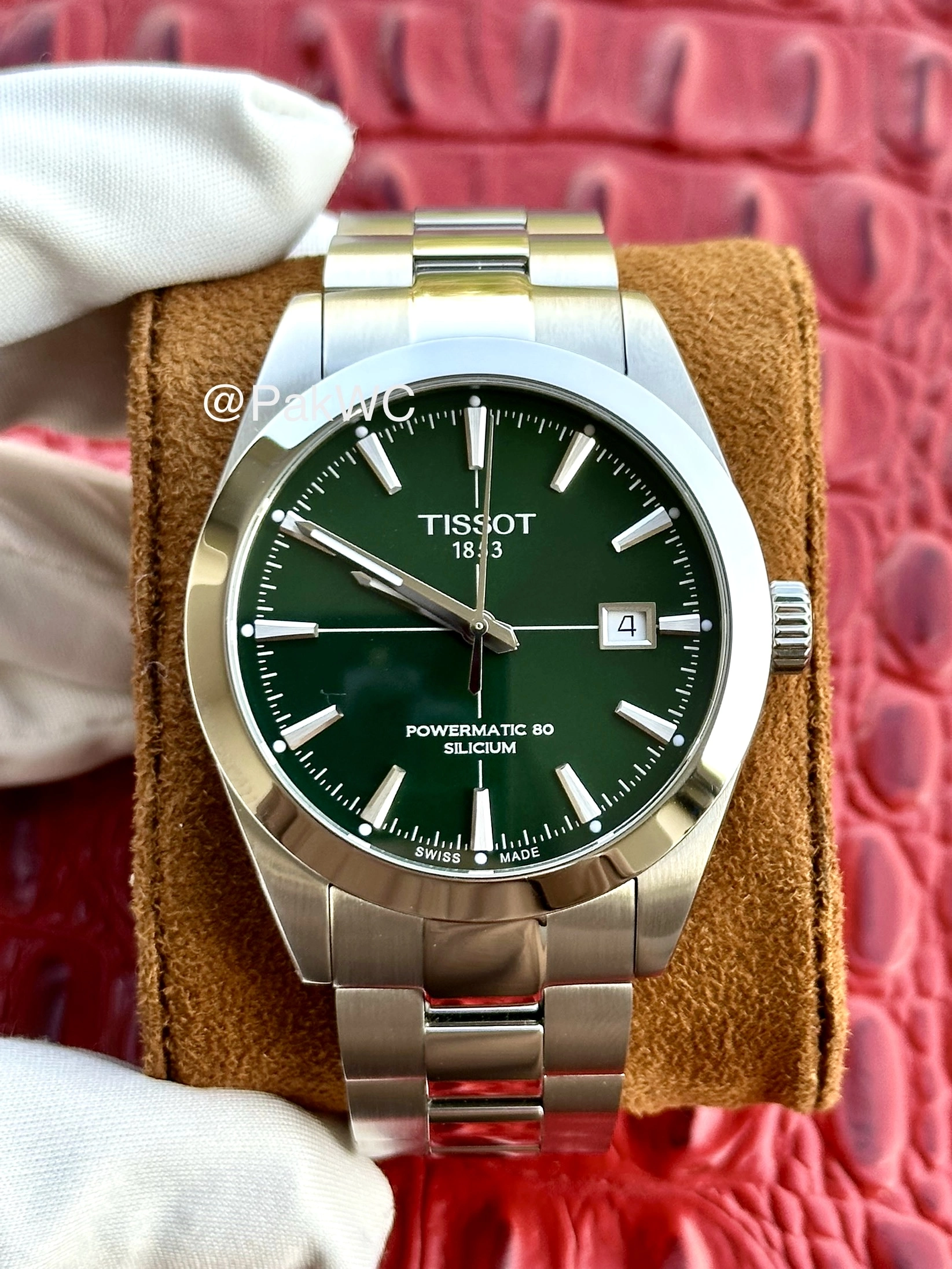Tissot Gentleman Silicium Green T127.407.11.091.01 40mm