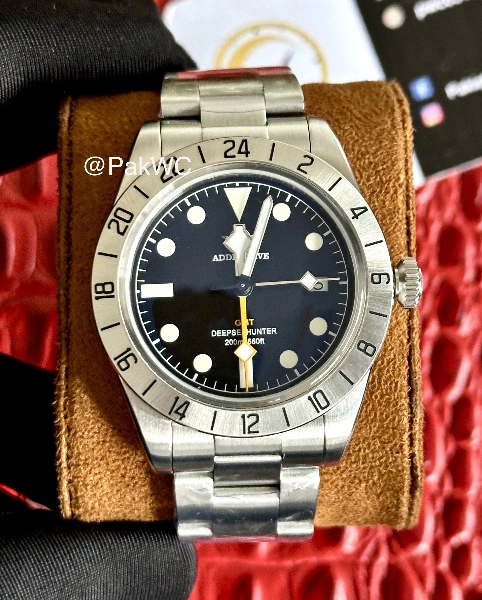 Addiesdive Diver BB GMT Quartz Men AD2035 39mm