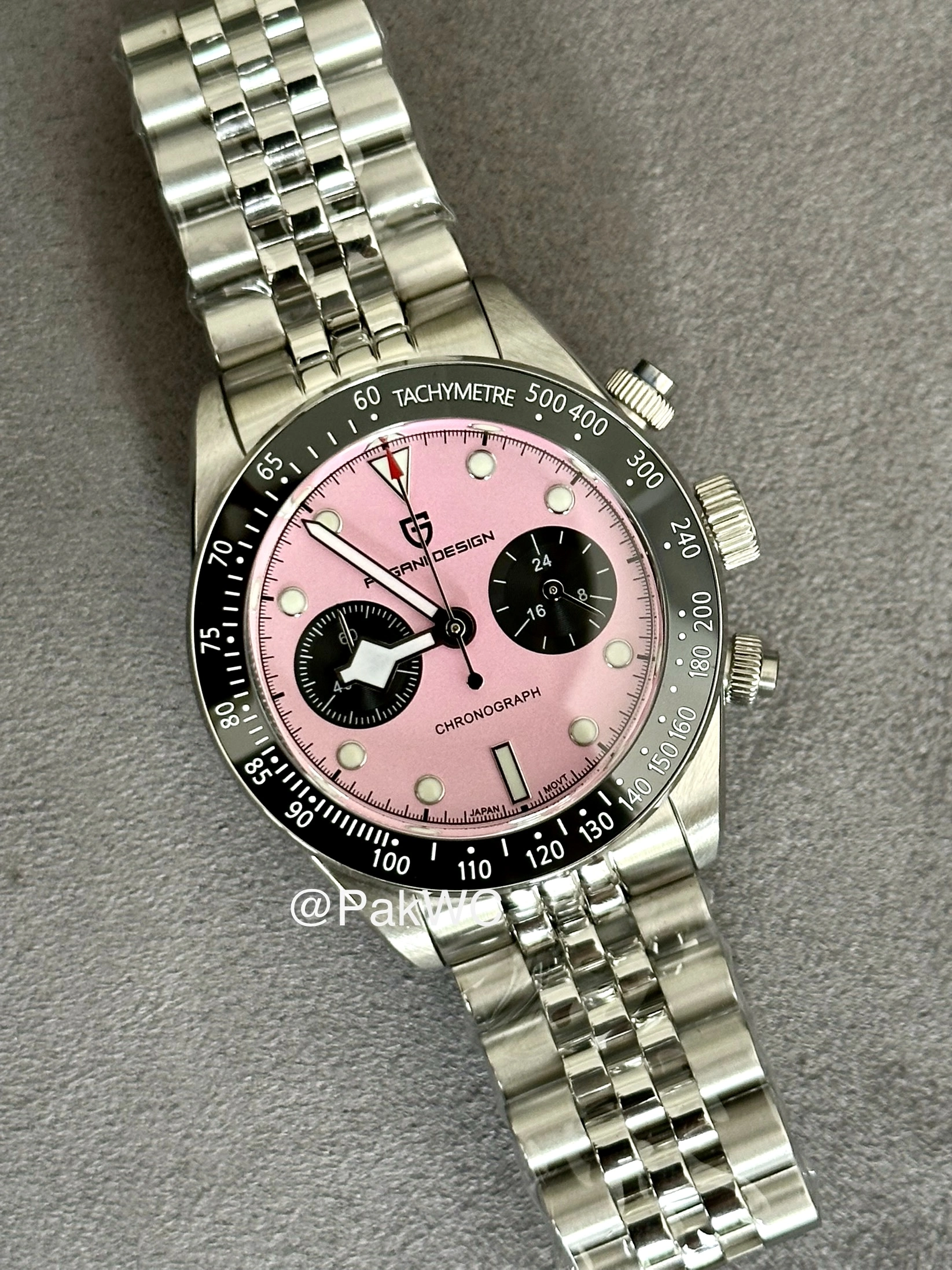 Pagani Design BB Pink Dial Quartz PD-1813 39.5mm