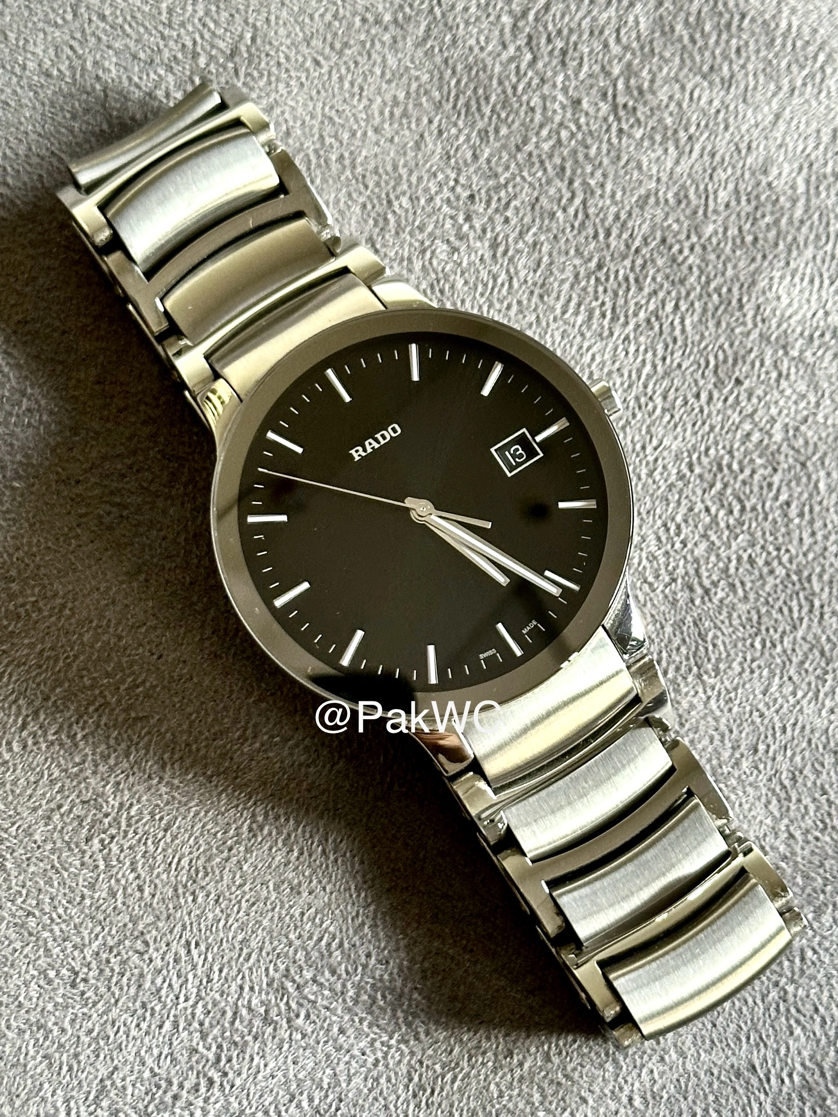Rado Centrix Black Quartz Men R30927153 38mm