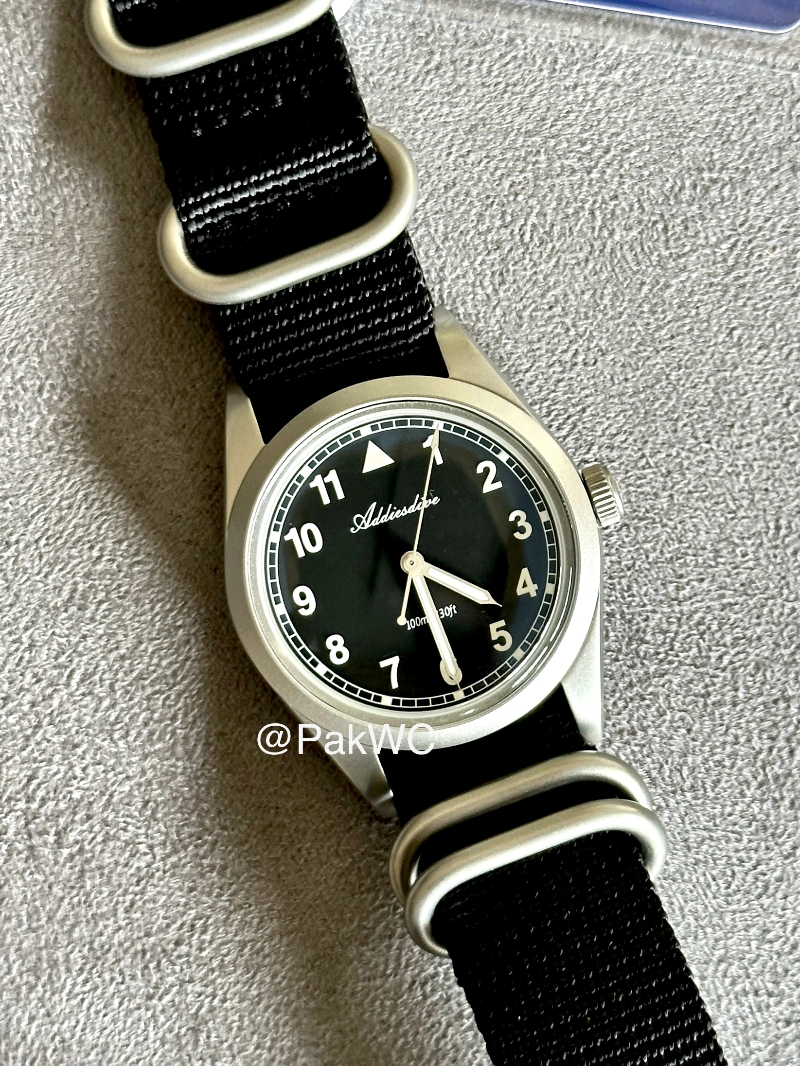 Addiesdive Retro Pilot Field Men AD2079 36mm