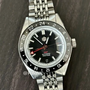 San Martin Black Dial Automatic GMT SN0116 39.5mm