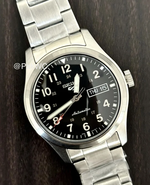 Seiko Sports Field Black Automatic SRPG27K1 39.4mm