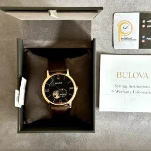 Bulova Clipper Open Heart Automatic 97A155 42mm - Image 7