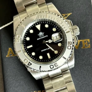 Addiesdive Diver Black Dial Quartz Men 41mm