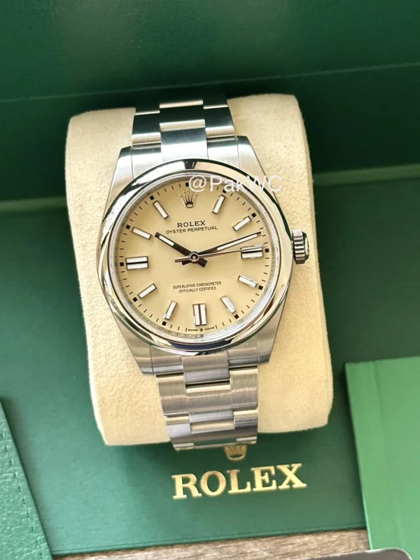 ROLEX OP Beige 2025 Automatic Men 134300-0007 41mm