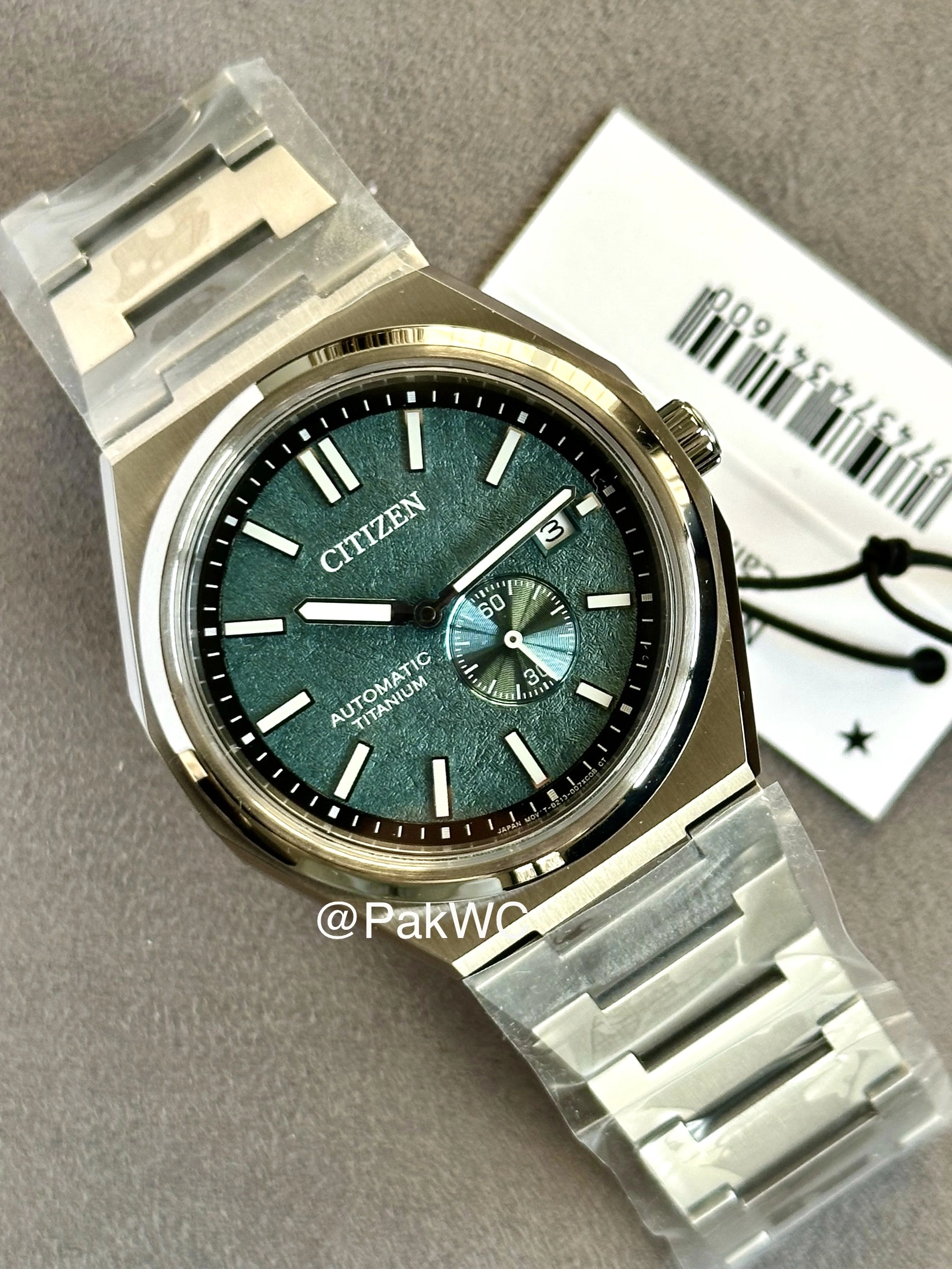Citizen Zenshin Green Super Titanium NJ0180-80X 40.5mm