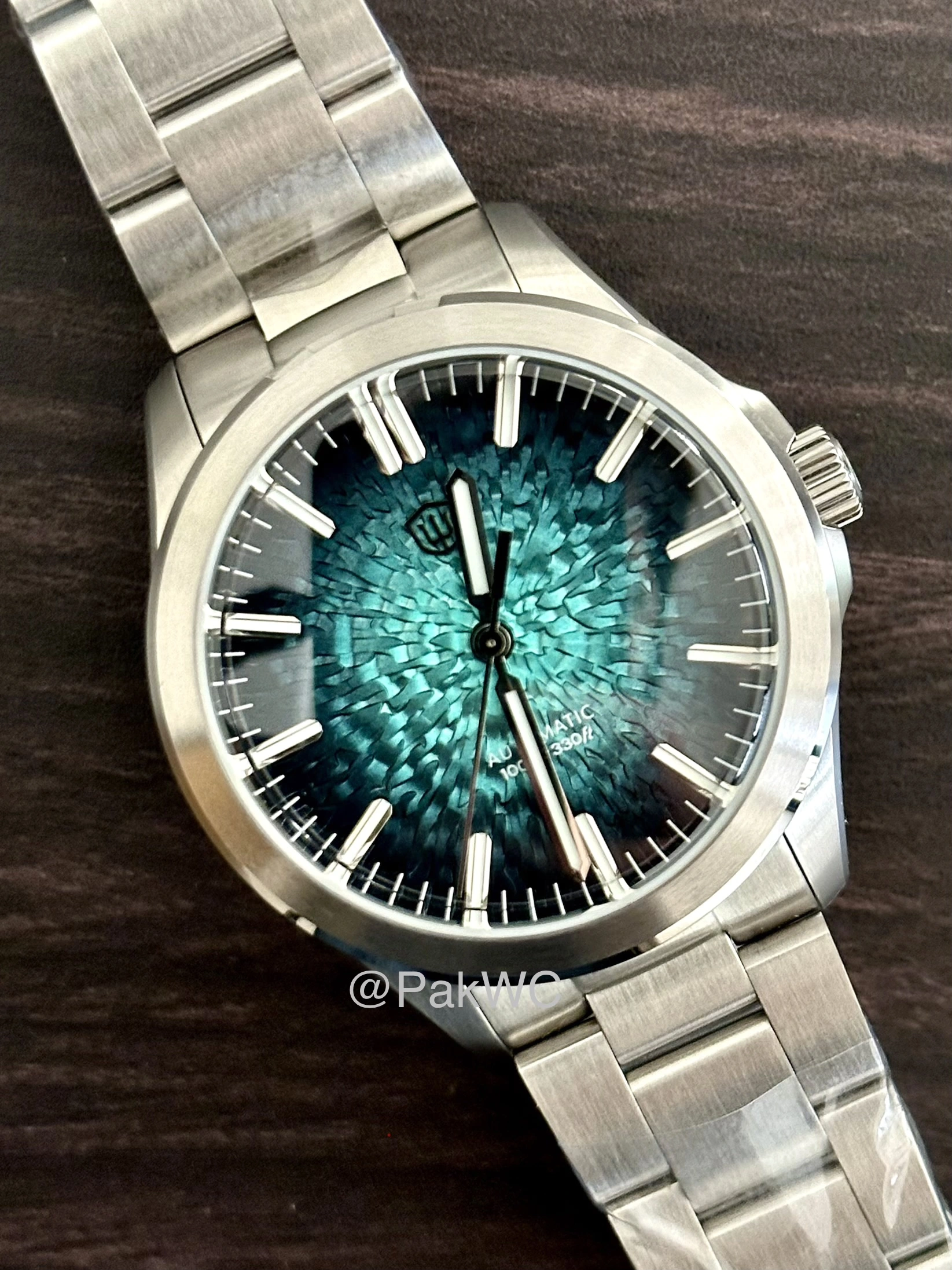 Watchdives Ice Crack Dial Automatic Men WD0005B 39mm