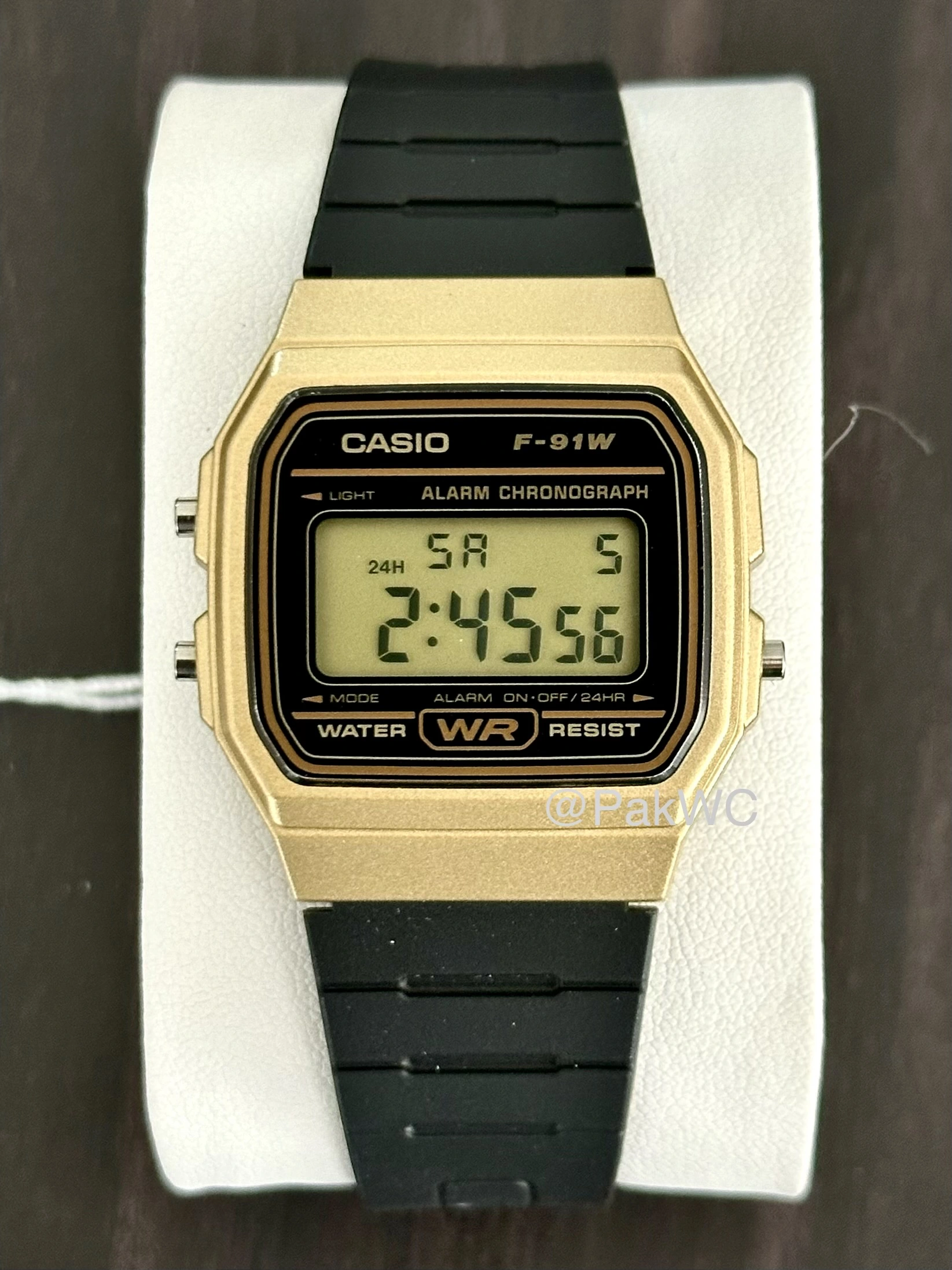 Casio Digital Golden F-91WM-9A 35.2mm