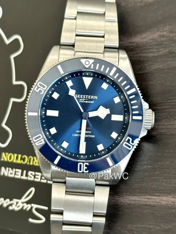Seestern S430 Titanium Blue Dial Automatic 39mm