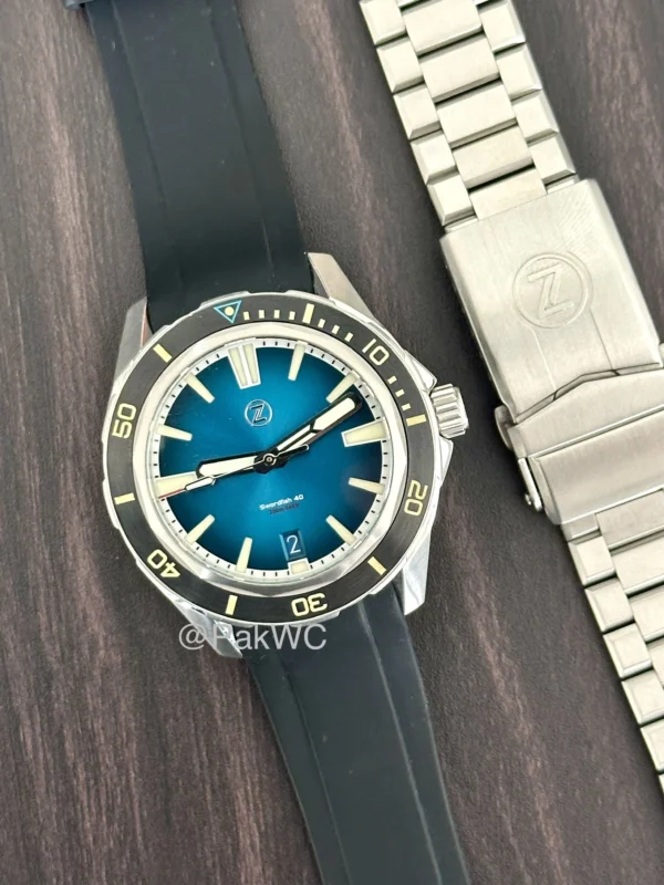 ZELOS-Swordfish-Teal-Blue-Automatic-Men-40mm-img ZELOS Swordfish Teal Blue Automatic Men 40mm