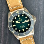 IXDAO Bronze Automatic Gradient Green Dial Men 39mm