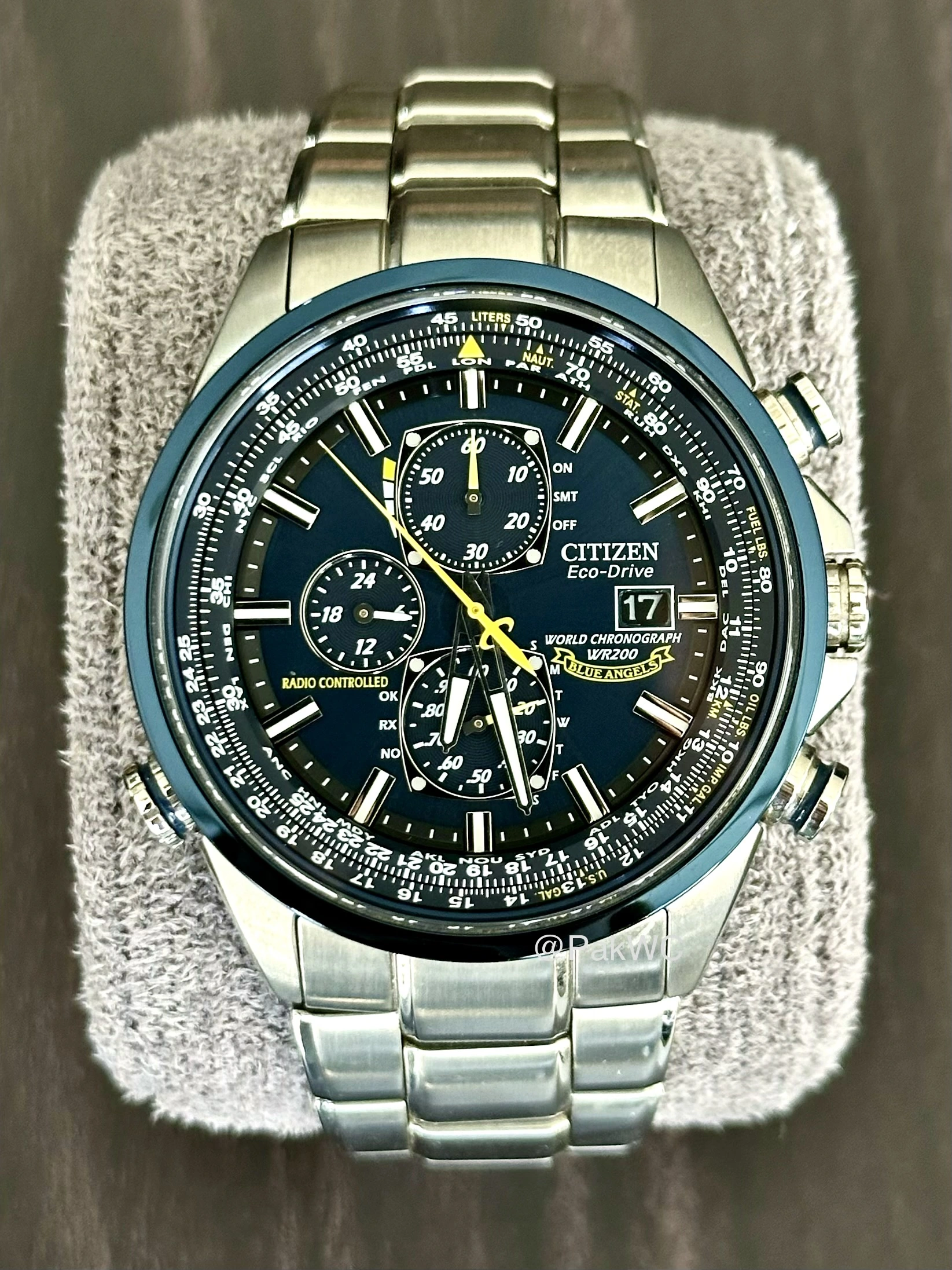 Citizen Blue Angels Eco Drive Chronograph AT8020-54L 43mm