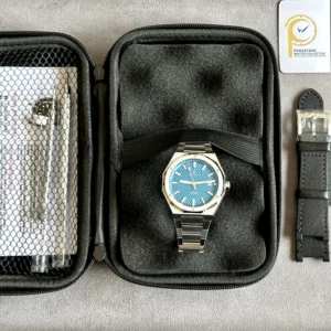 Cronos Skyline Engraved Blue Dial Automatic Men 39mm - Image 4