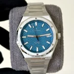 Cronos Skyline Engraved Blue Dial Automatic Men 39mm