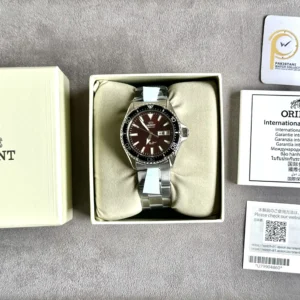 Orient Kamasu Red Dial Automatic JDM RN-AA0003R 41.8mm - Image 5