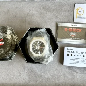 Casio G-Steel Patterned Bezel Quartz Men GM-2100M-1A 44.4mm - Image 4