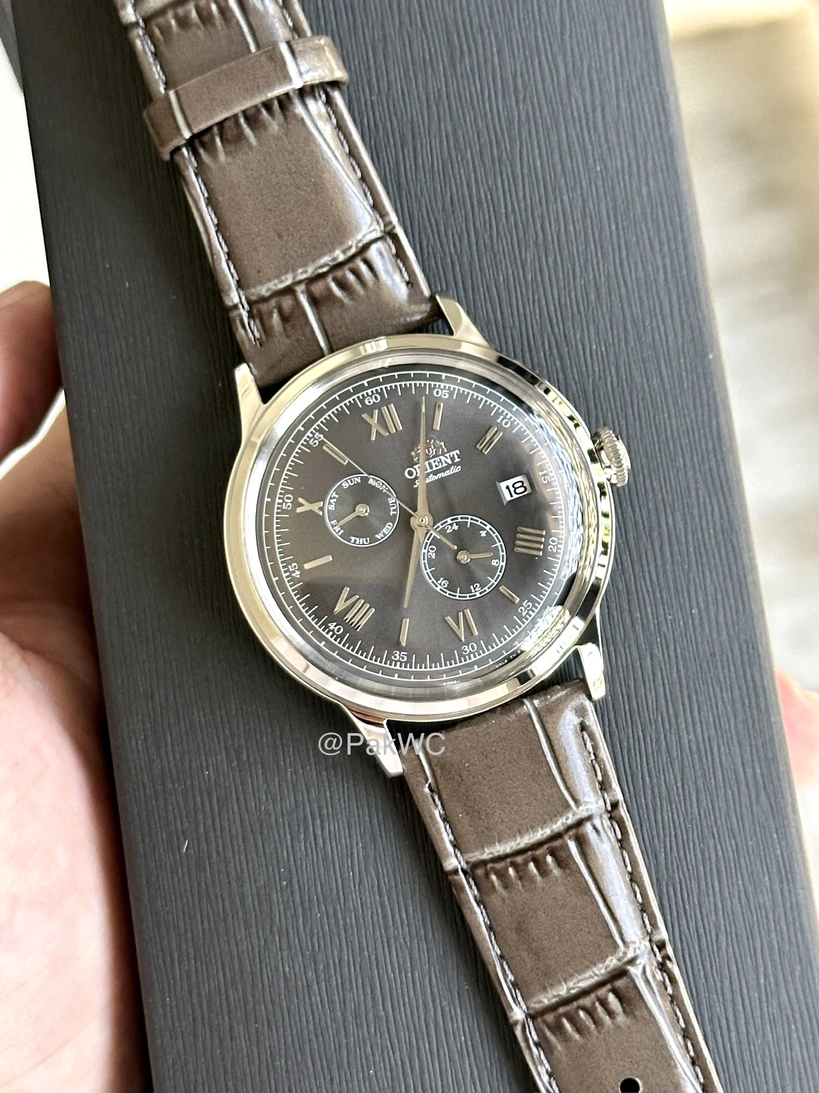 Orient Bambino Version 8 Grey Automatic Men RA-AK0704N30B 40.5mm