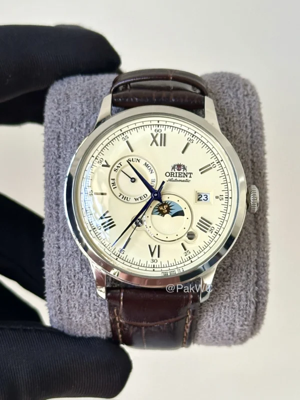 Orient Bambino Version 9 Sun & Moon RA-AK0803Y30B 41.5mm