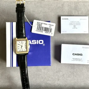 Casio Square Golden Quartz Men MTP-B190GL-7BV 31.5mm - Image 5