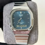 Casio Vintage Square Quartz Men AQ-240E-3A 35.8mm