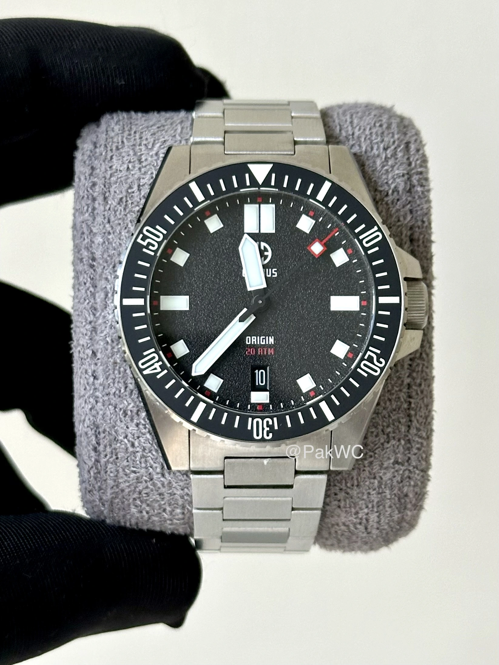 EREBUS Origin 38 Black Dial Automatic Men 38mm