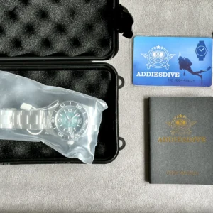 Addiesdive Diver Peacock Blue Quartz Men AD2513 41mm - Image 5