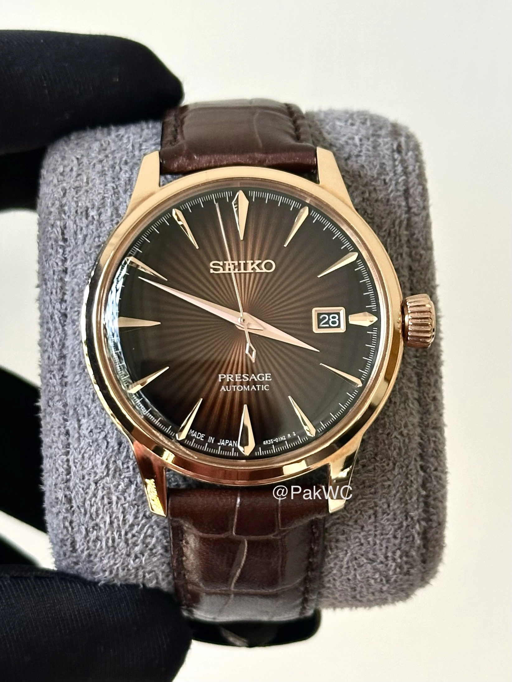 Seiko Presage Rose Gold Automatic SRPB46J1 40.5mm
