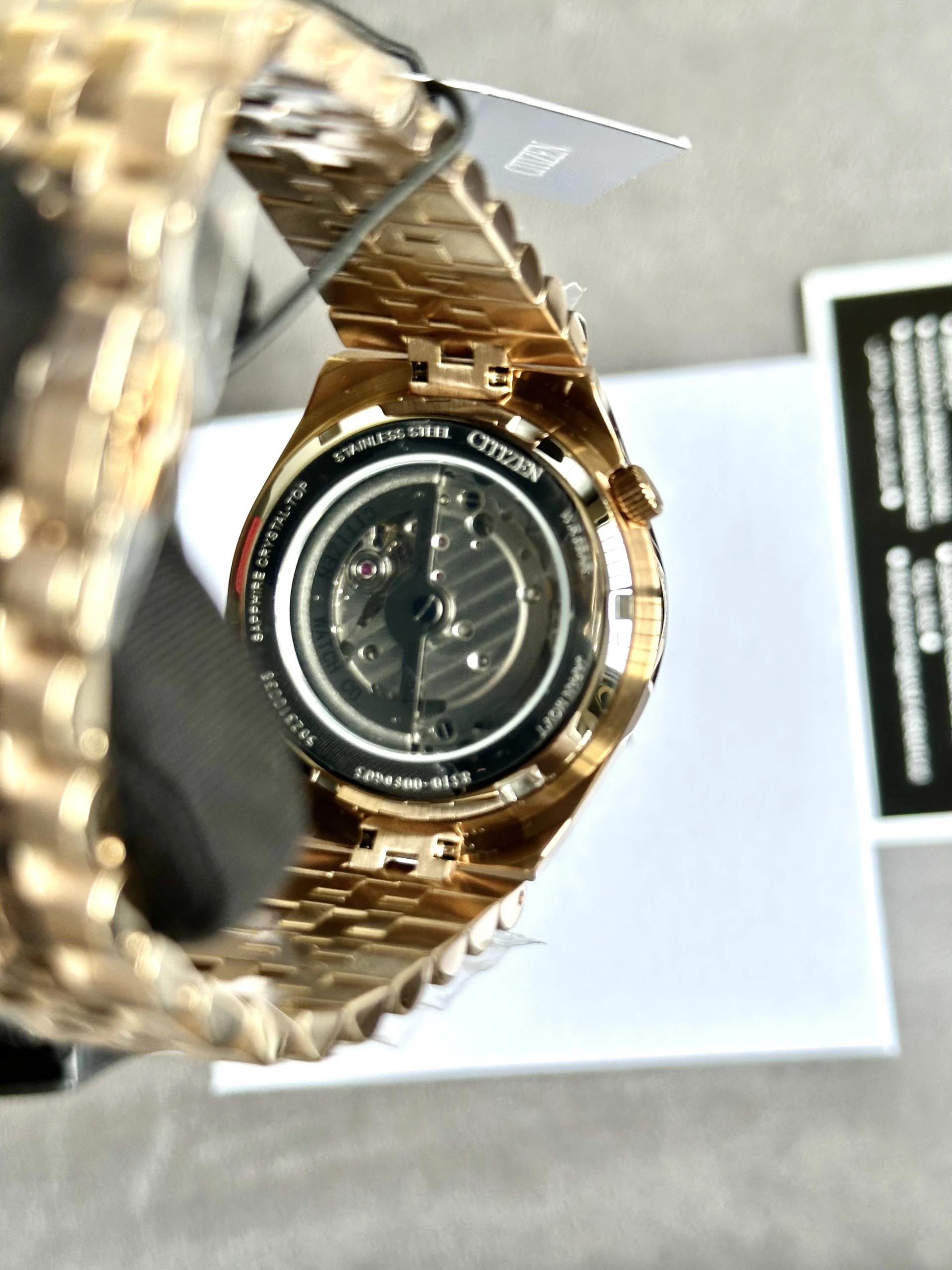 Citizen Tsuyosa 60 Rose Gold Automatic Men NK0023-57L 40mm