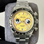 Addiesdive Eye Dial Yellow Quartz Men AD2557 40mm