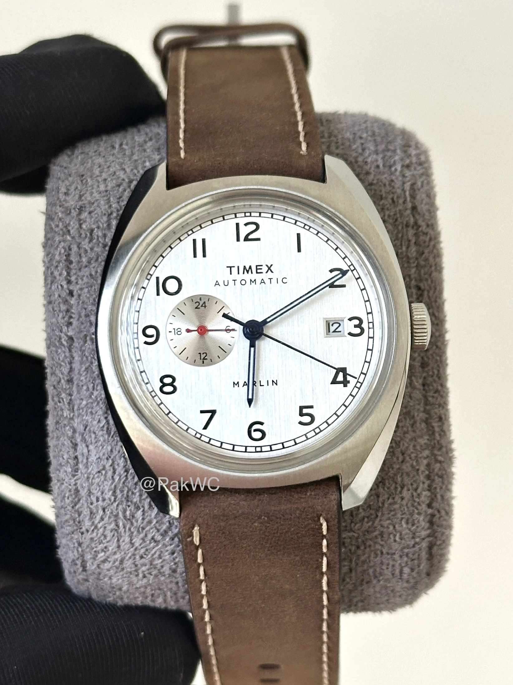 Timex Marlin Silver Dial Automatic Men TW2V62000ZV 39mm